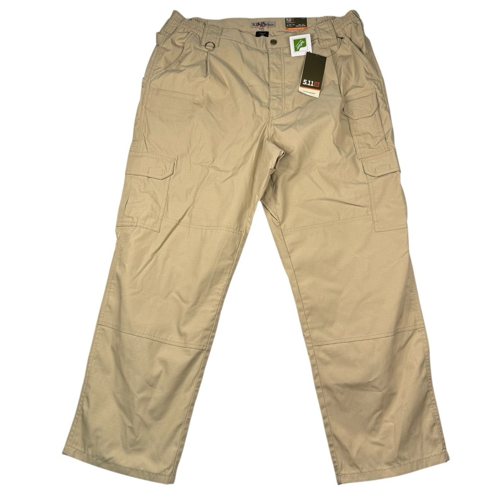 5.11 Tactical Taclite Pro Pants 40x30 Khaki Cargo police Utility NWT Teflon